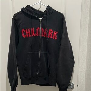 Black and Red Sport Men's Hoodies (Size M)